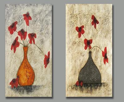 Dafen Oil Painting on canvas flower -set147